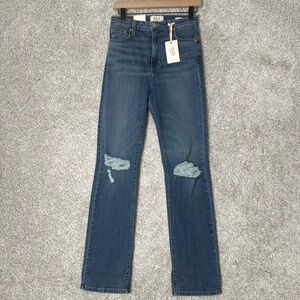 Letter to Juliet LTJ distressed Jeans straight leg‎ NWT 25 Style LP220